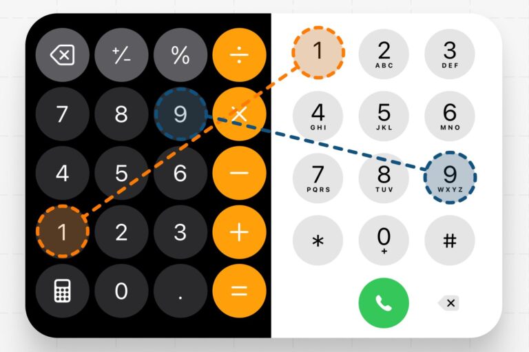 Why are the phone and calculator keypads opposite image